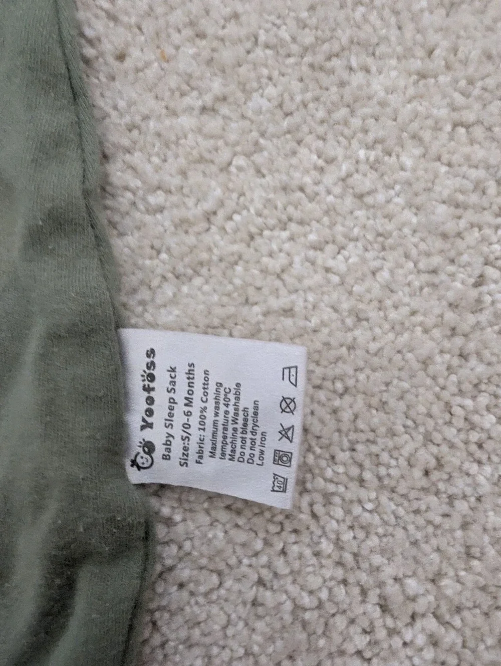 Bundle Of 2 : Sleeveless 100 % Cotton Sleep sack For 0-6 M